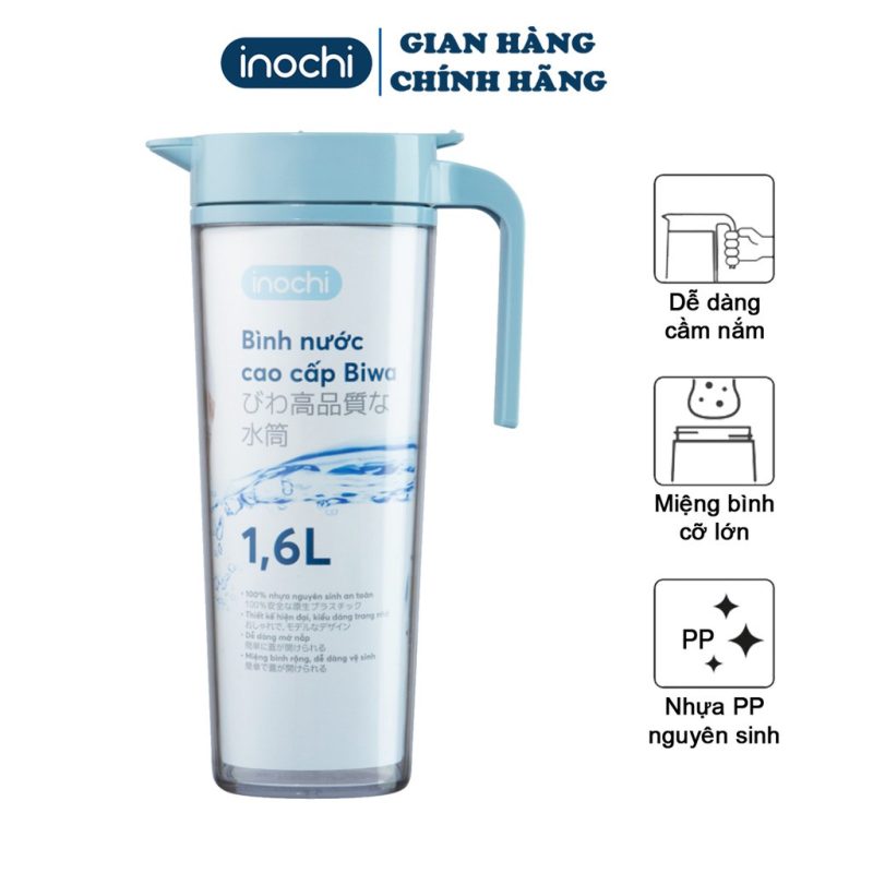 Bình nước cao cấp Biwa 1.6L