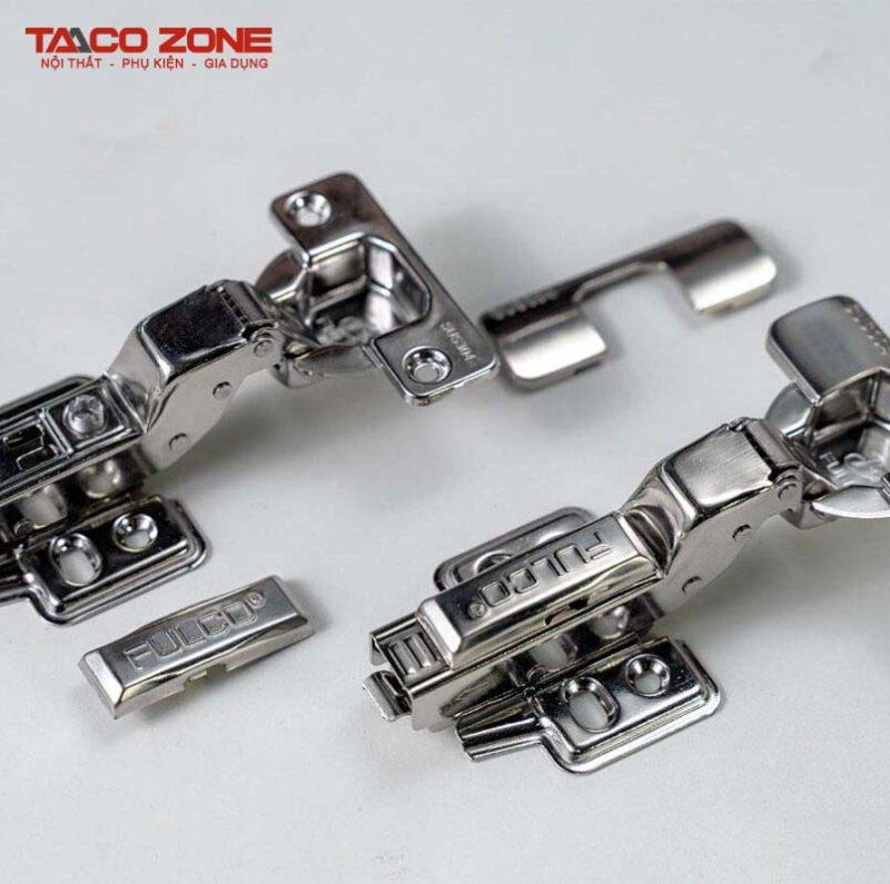 Bản lề Inox 304 giảm chấn, cao cấp FC888 - Taaco Zone