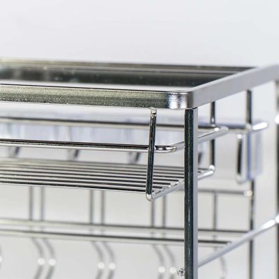 Giá đựng chai lọ dao thớt inox 304 nan vuông FC09-01 Taaco Zone